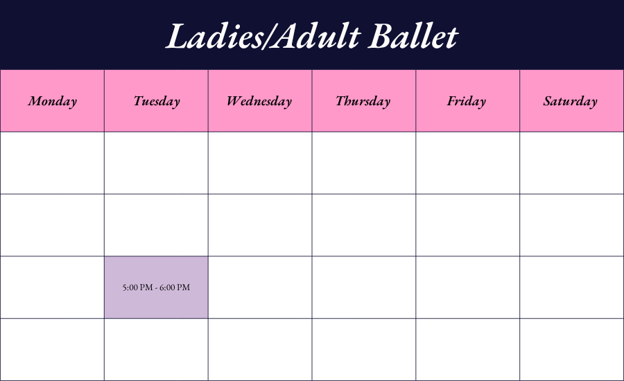 Ladies/Adult Ballet